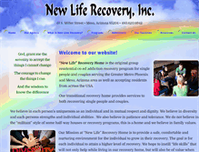 Tablet Screenshot of newliferecoveryaz.org